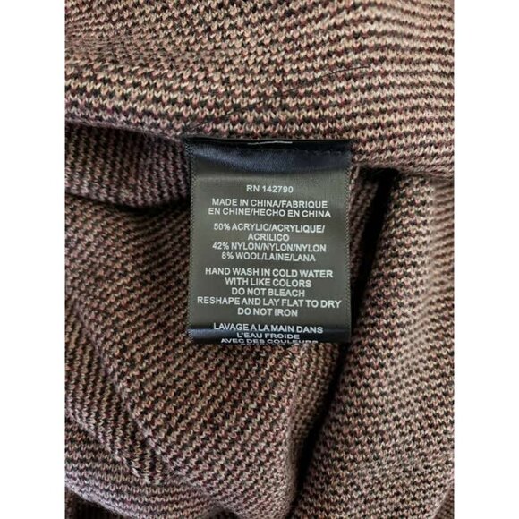 Vertigo Women's Hooded Cardigan Sweater Multicolor Geometric Long Sleeve OS New - Picture 7 of 8